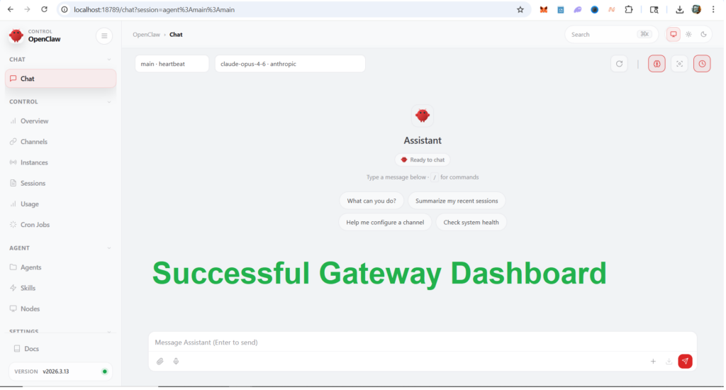 openclaw dashboard